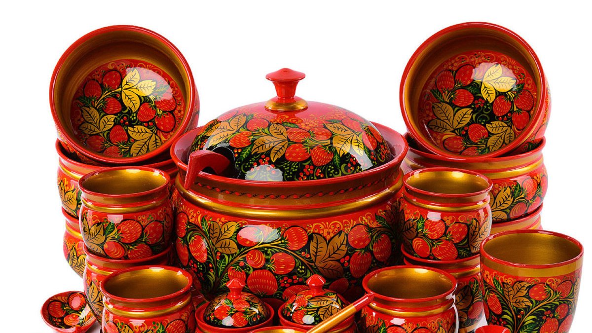 Поднос Хохлома 5клжитовский