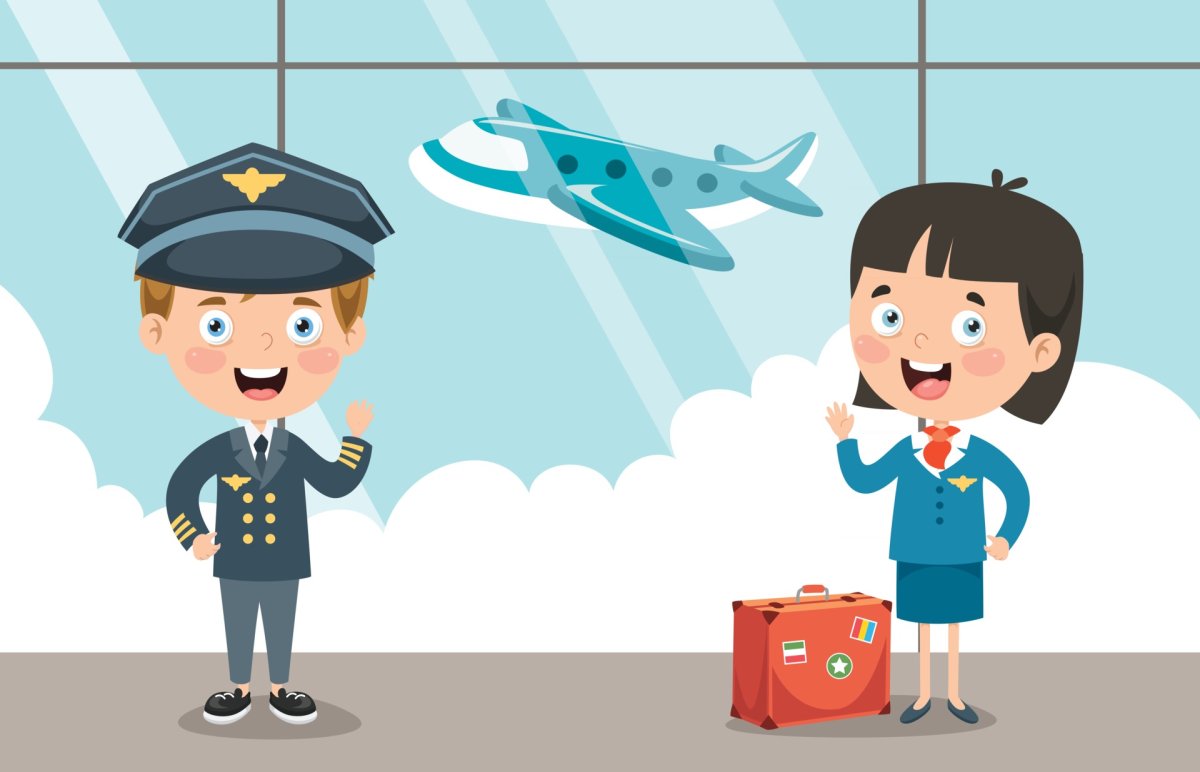 Лётчик и Автопилот рисунок