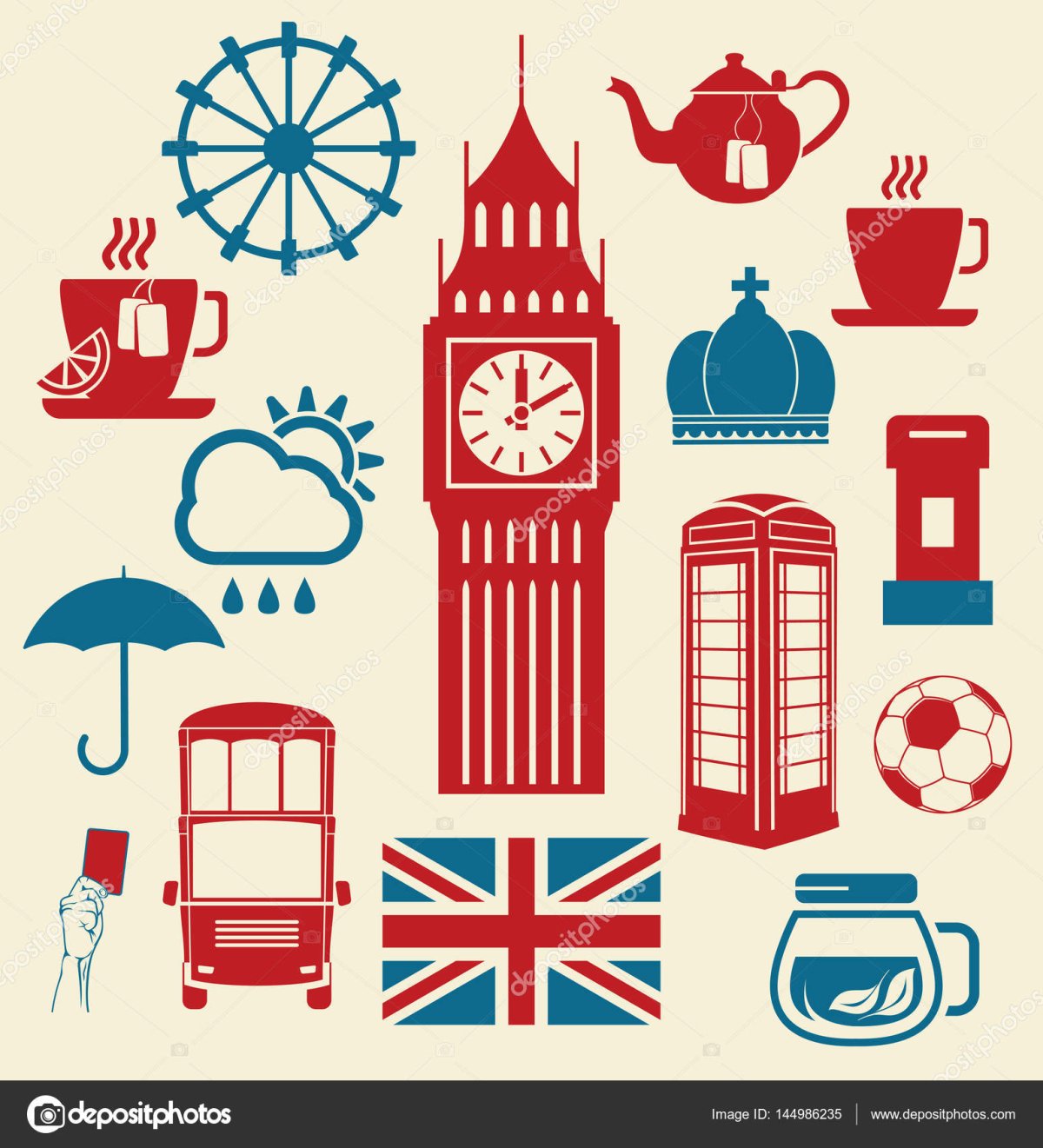 Символы Англии для детей