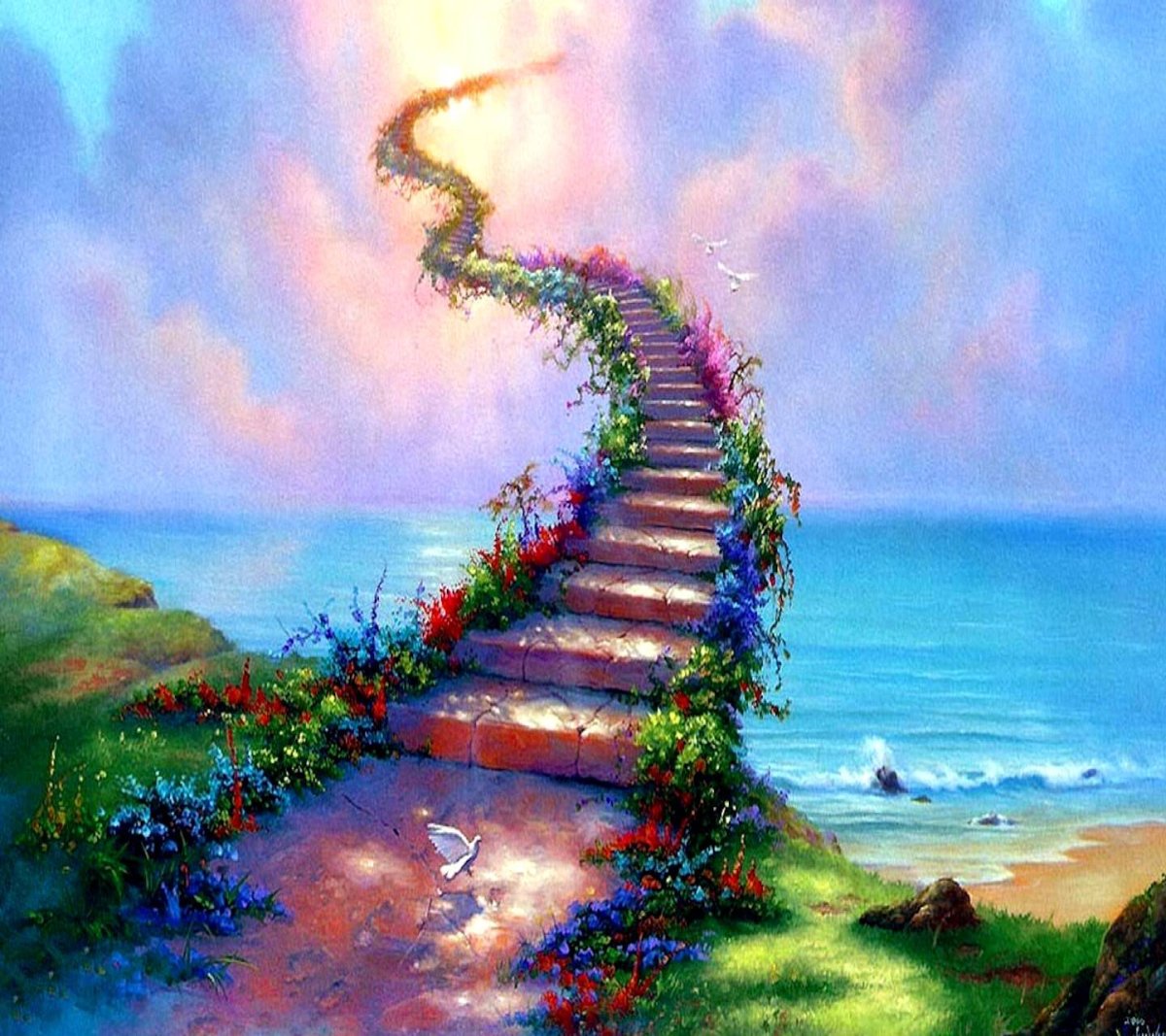 Сказочная лестница в небо