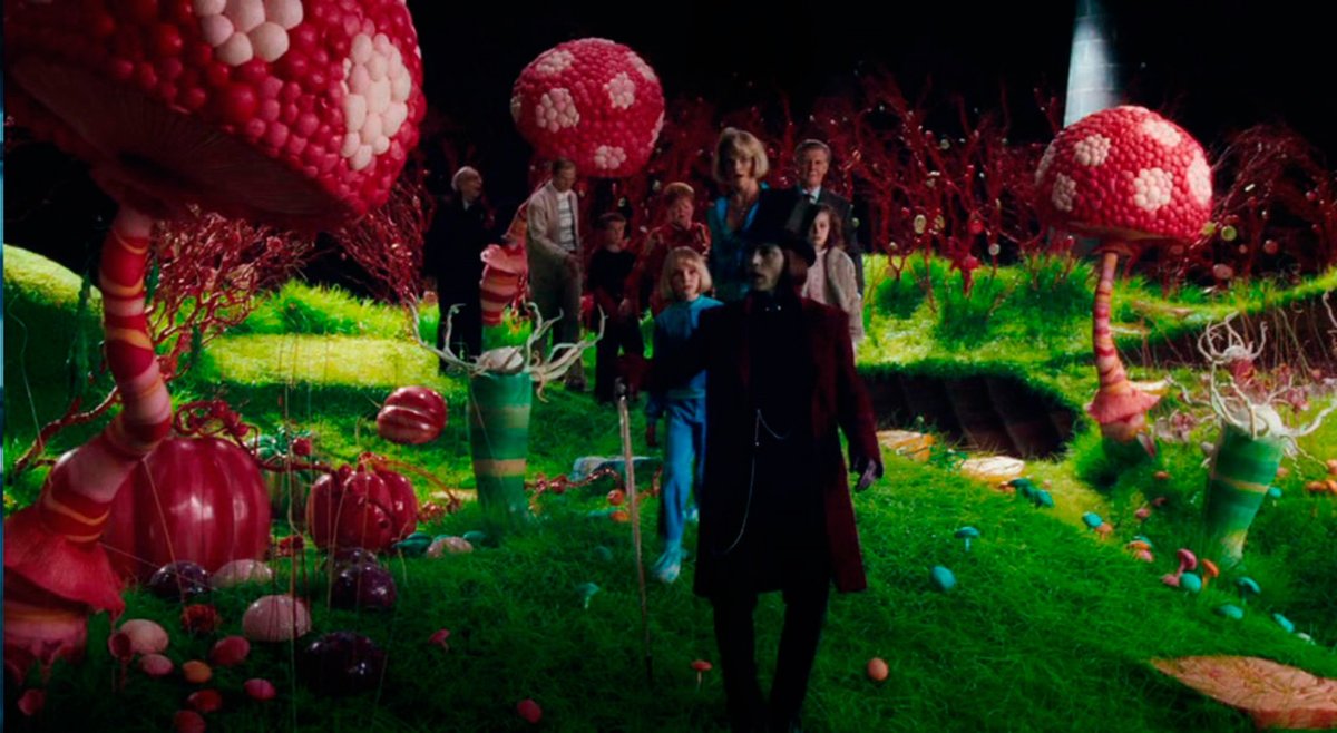 Тим Бертон шоколадная фабрика