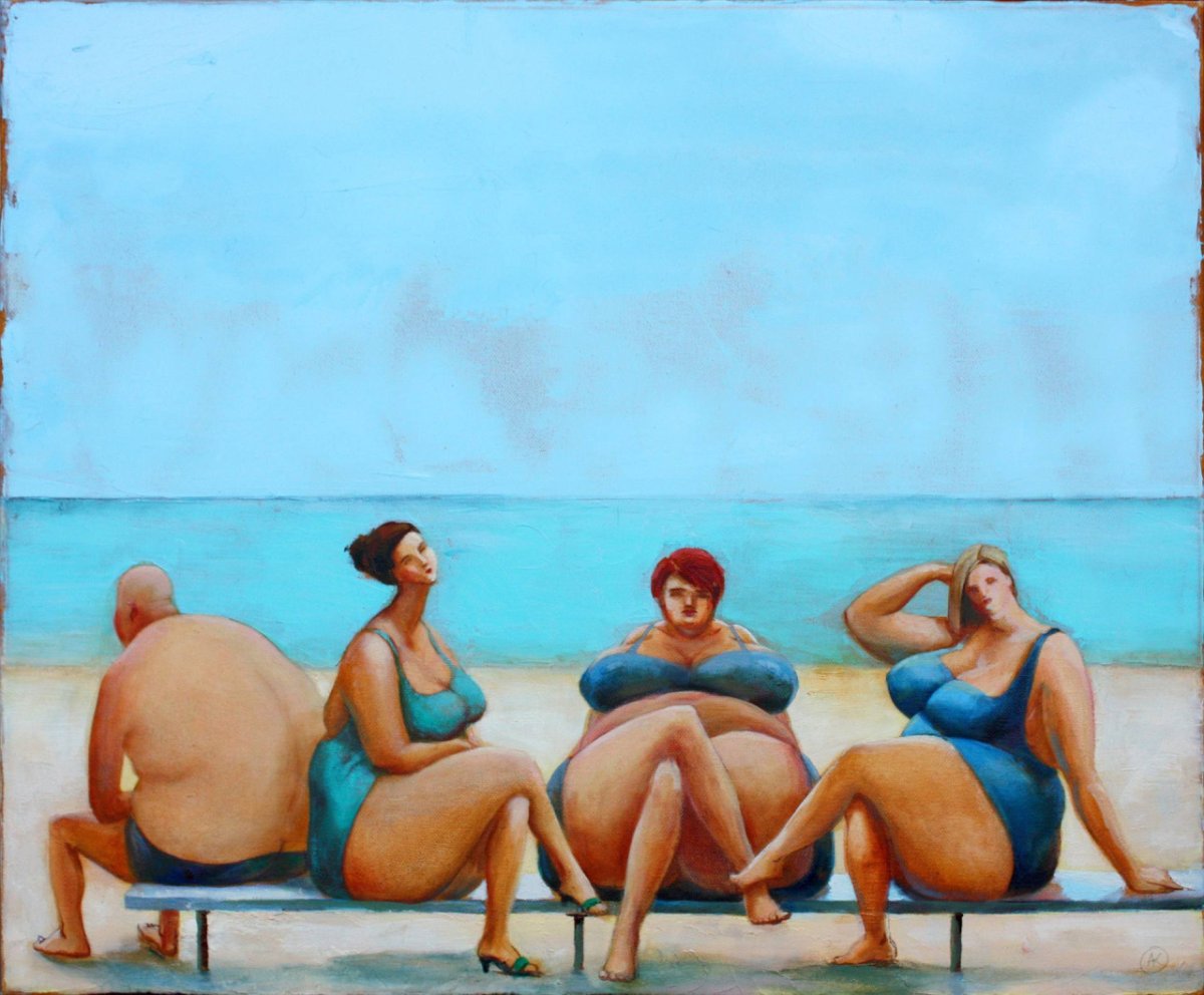 Три грации современная живопись