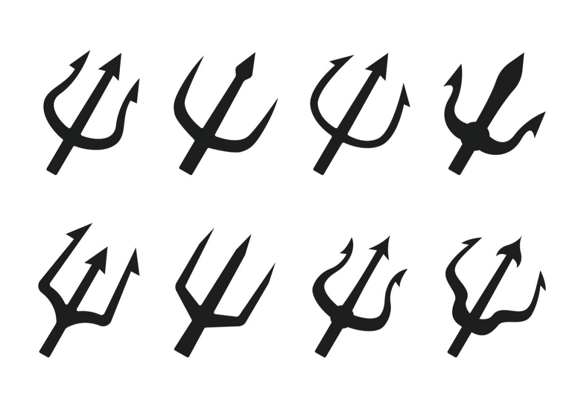 Трезубец Посейдона символ