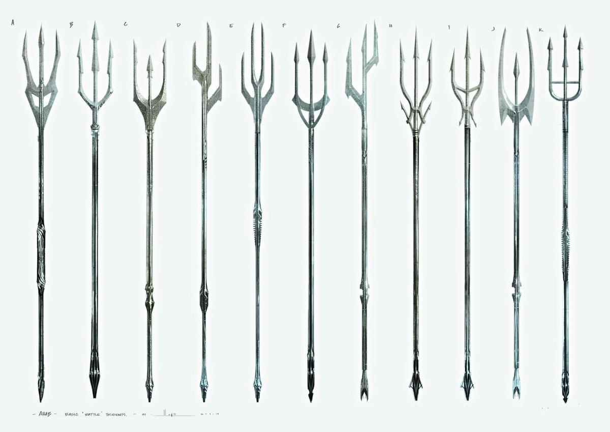 Аквамен оружие концепт