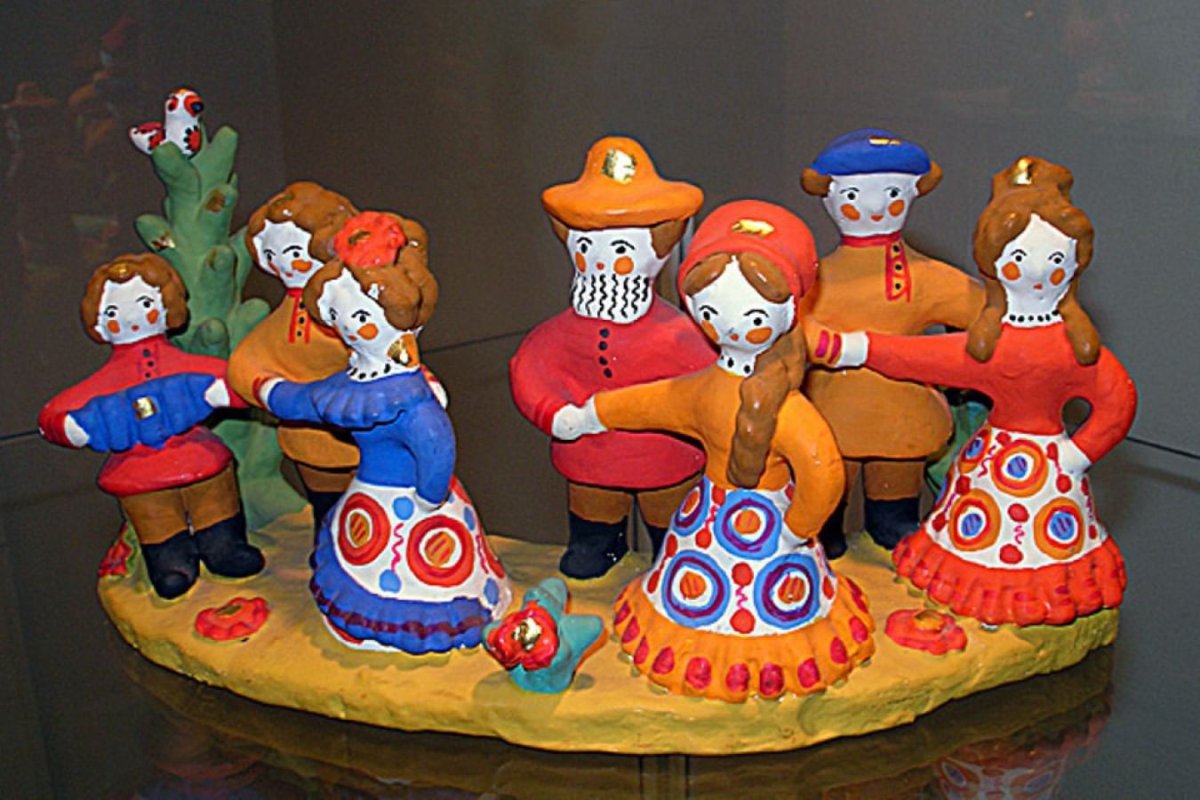 Дымковская игрушка Слобода Дымково