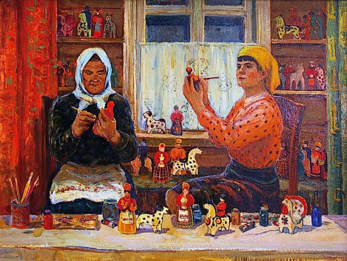 Народные промыслы России Дымковская игрушка