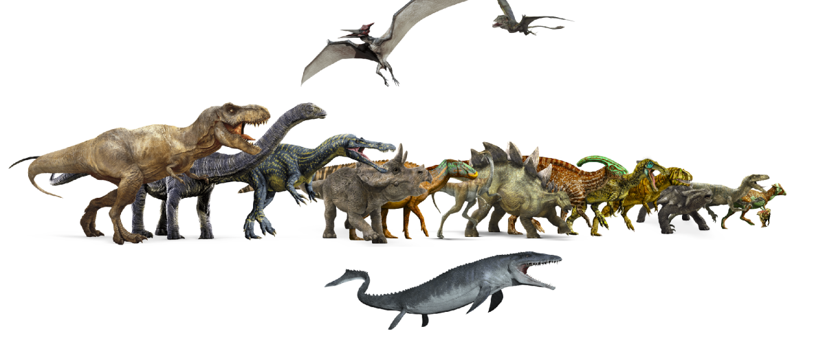 Микроцератопс и Велоцираптор