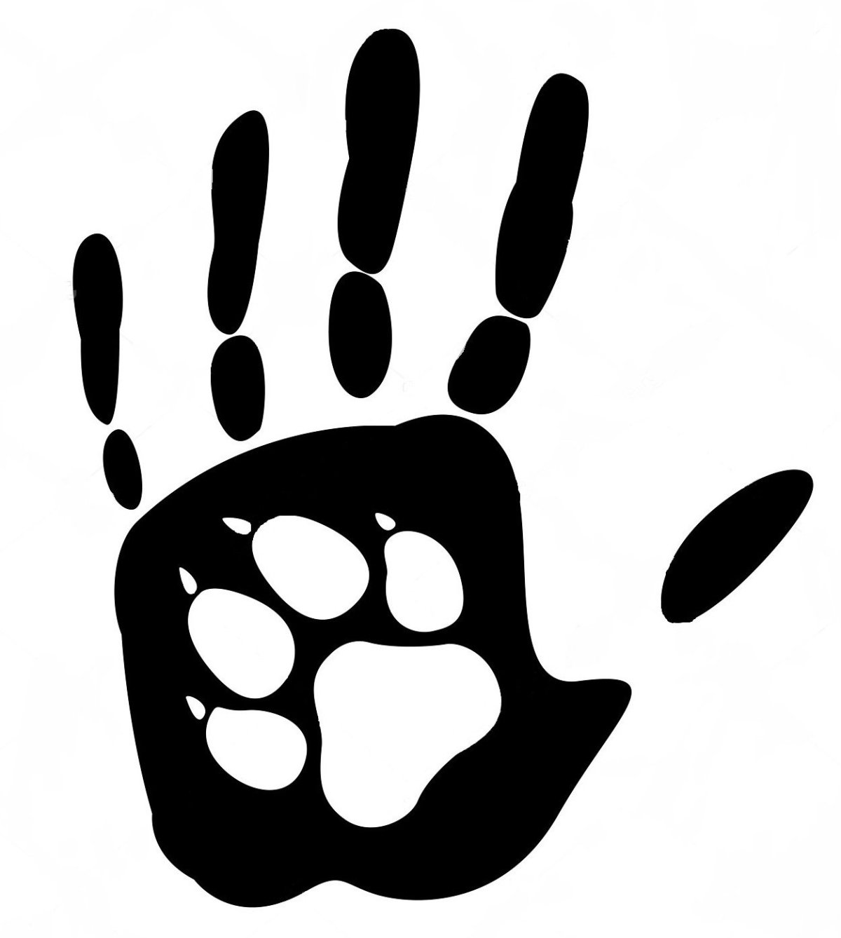 Кошачья лапка в круге