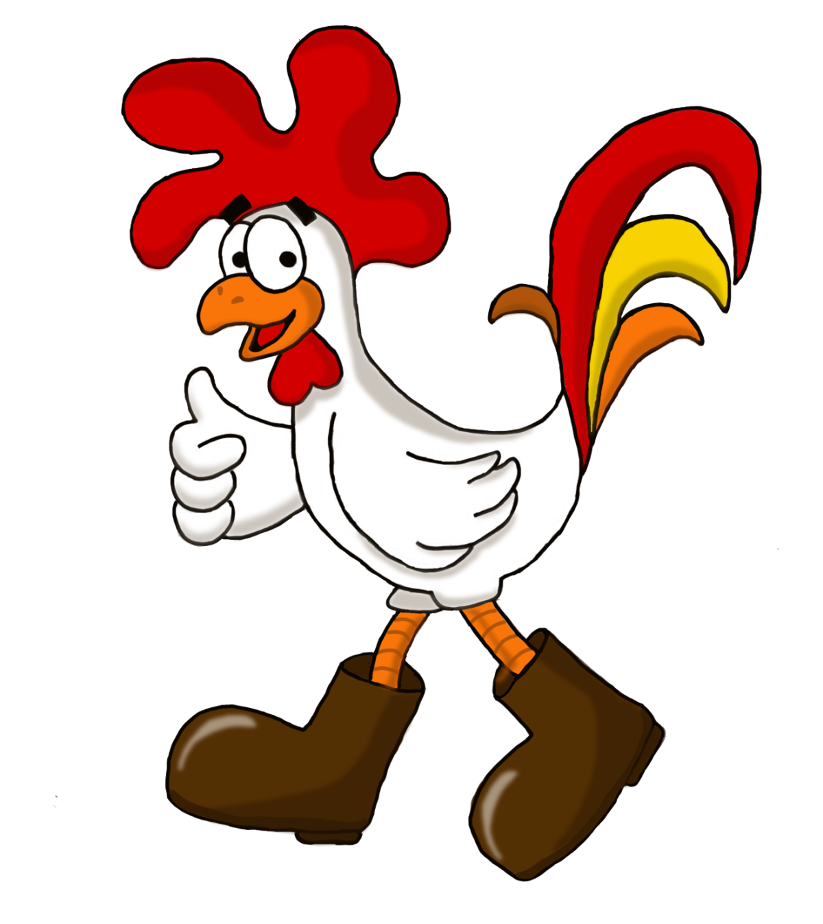 Петух скетчинг