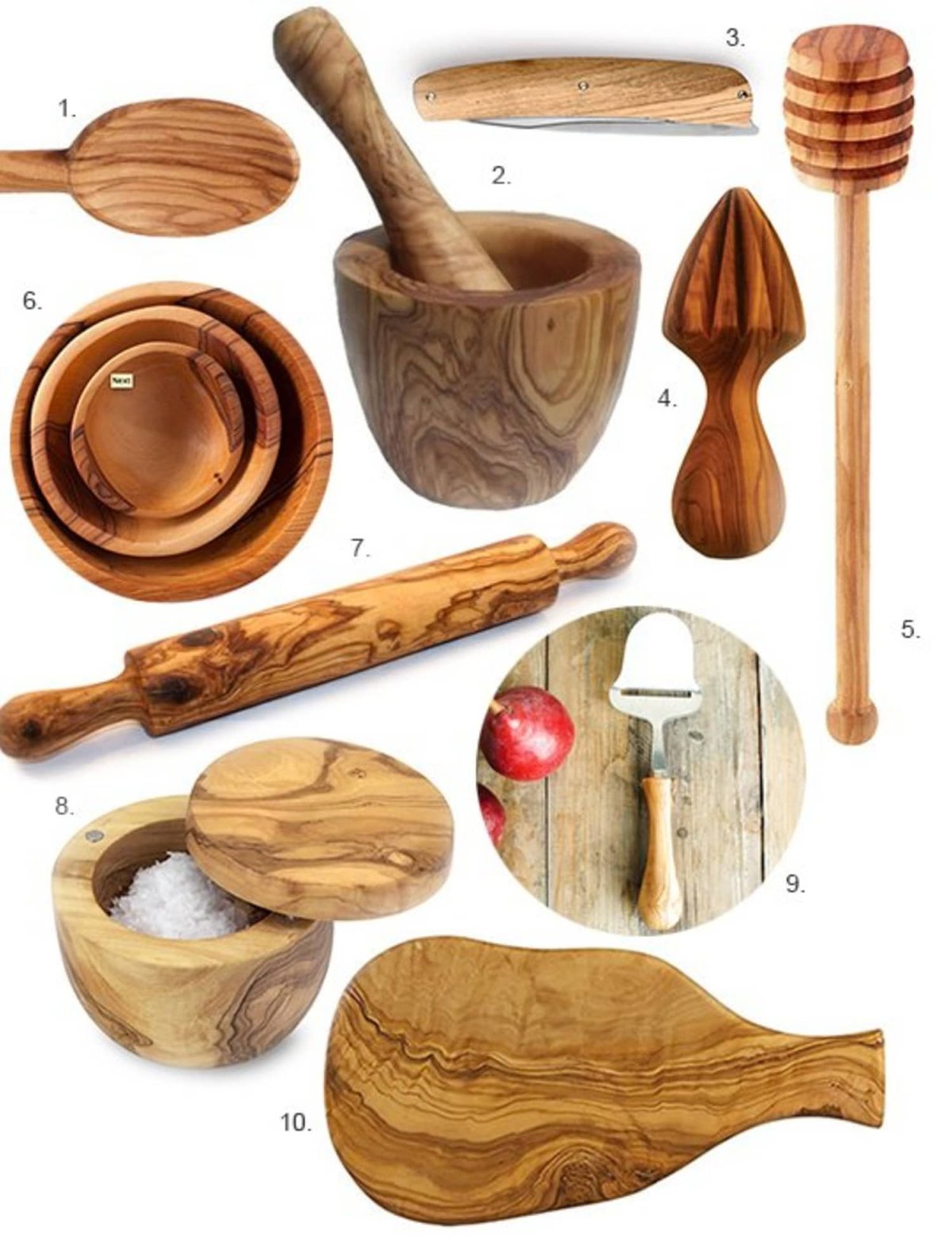 Посуда из дерева