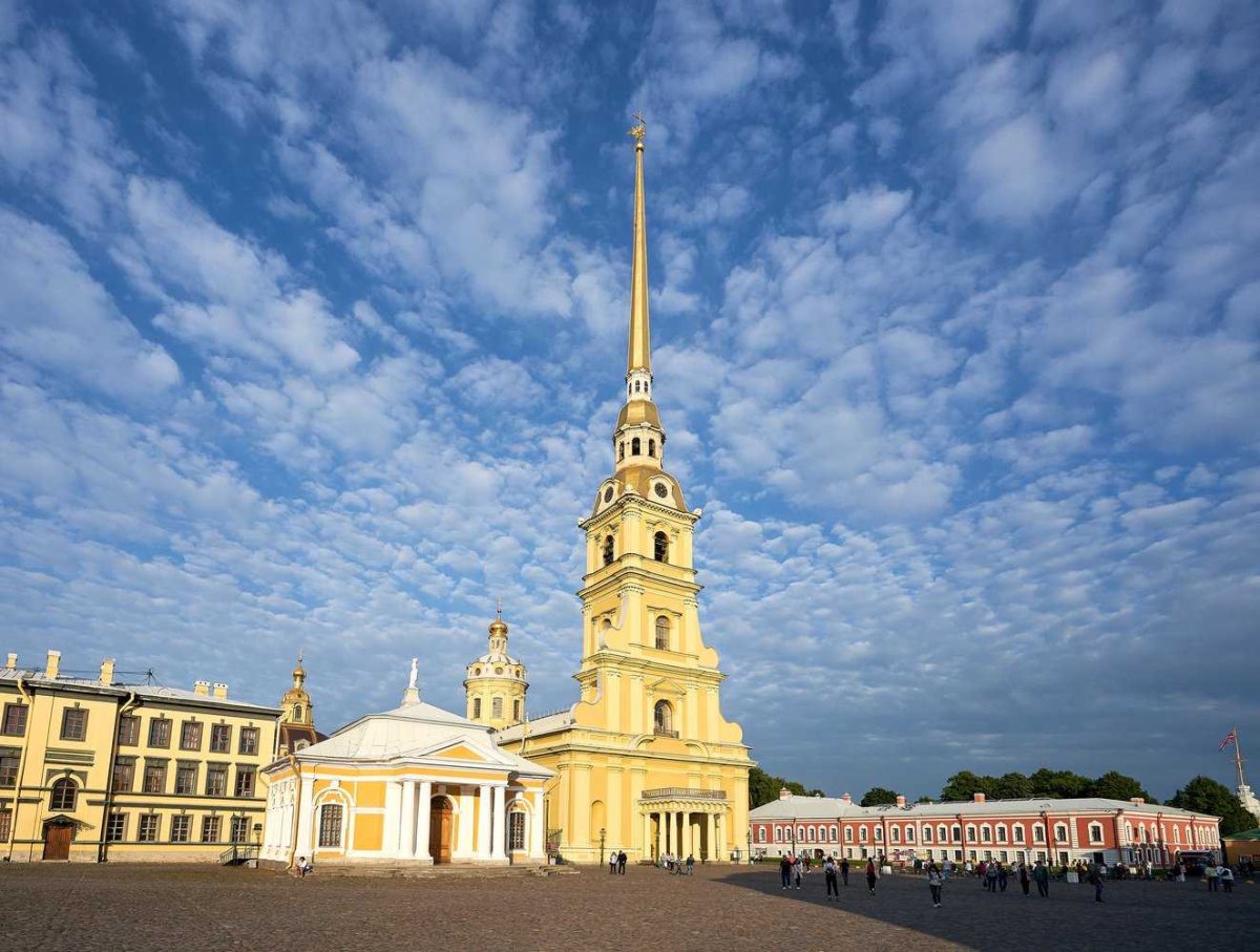 Петр 1 Петропавловская крепость схема