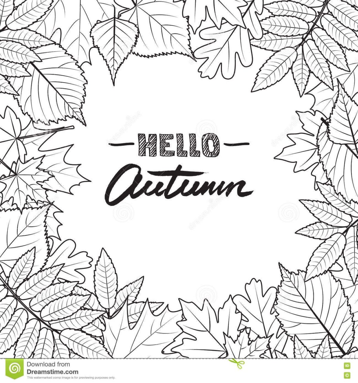 Осенние листья вектор