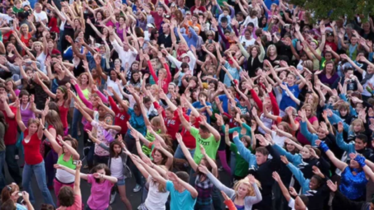 Флэшмоб в Москве