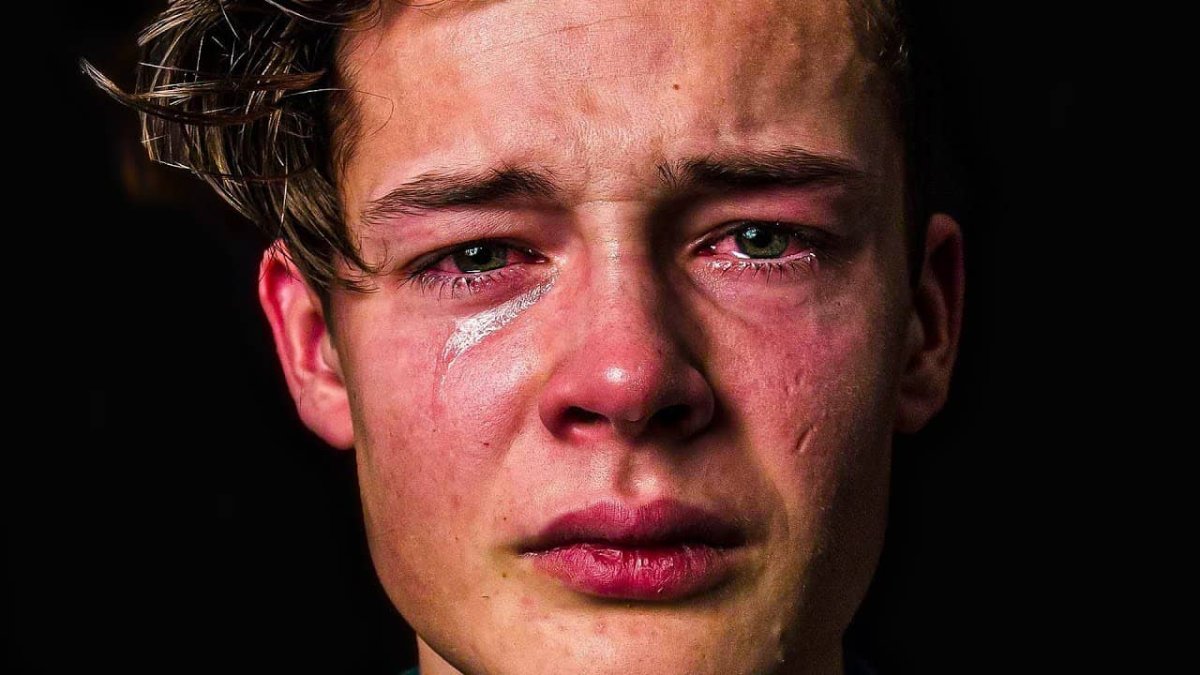 Заплаканное лицо