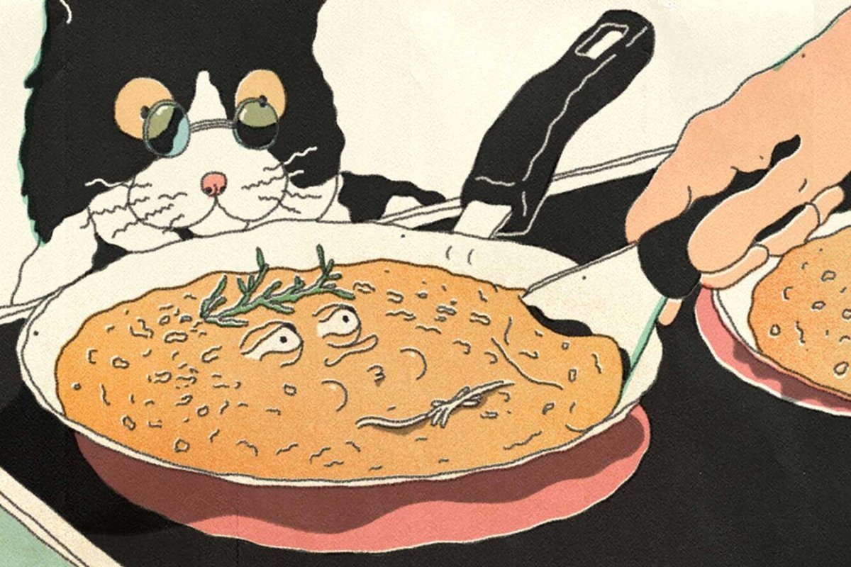 Готовка блины арт