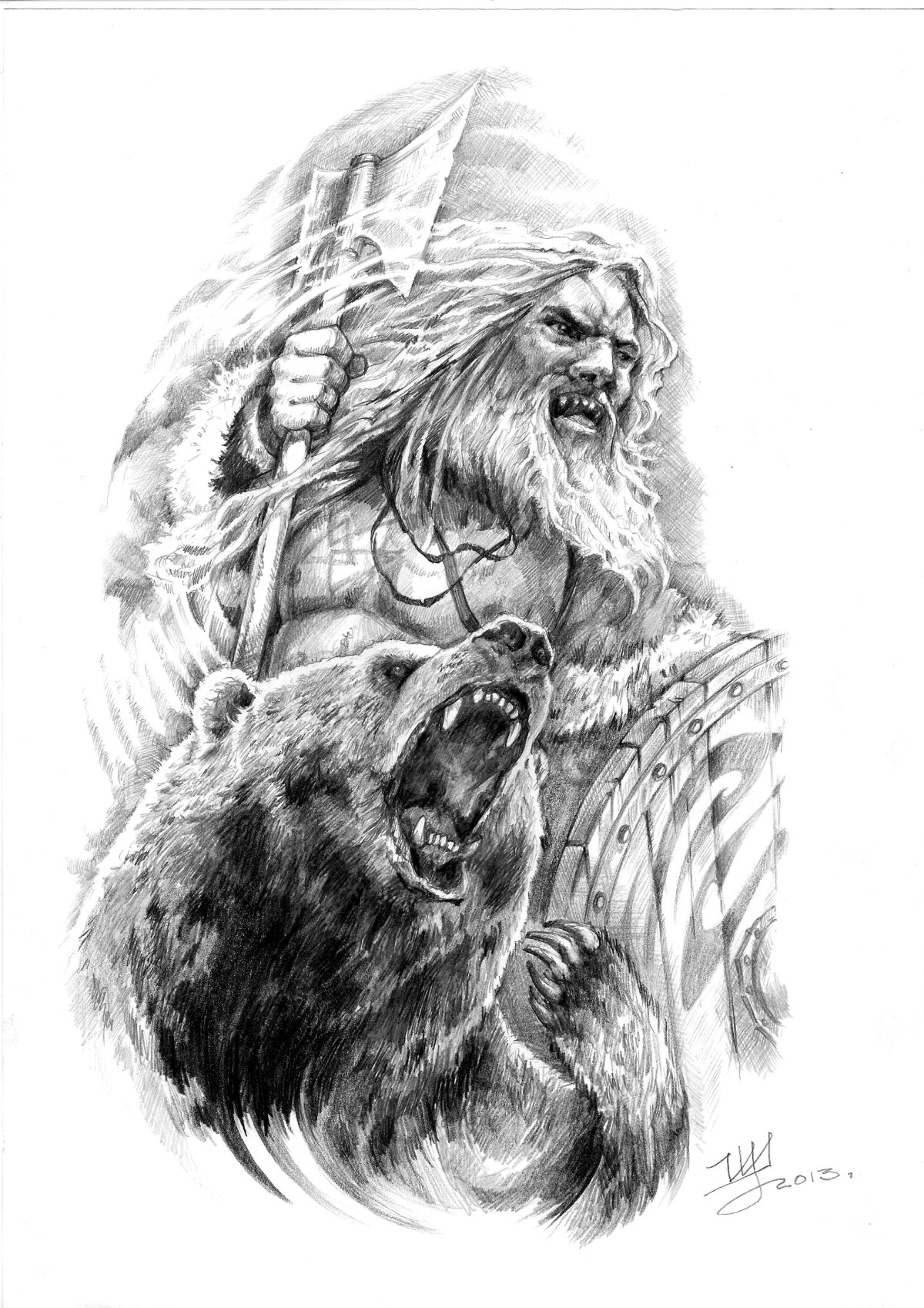 Велес Бог славян арт