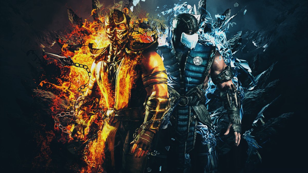 Мортал комбат 2021 Скорпион против саб Зиро