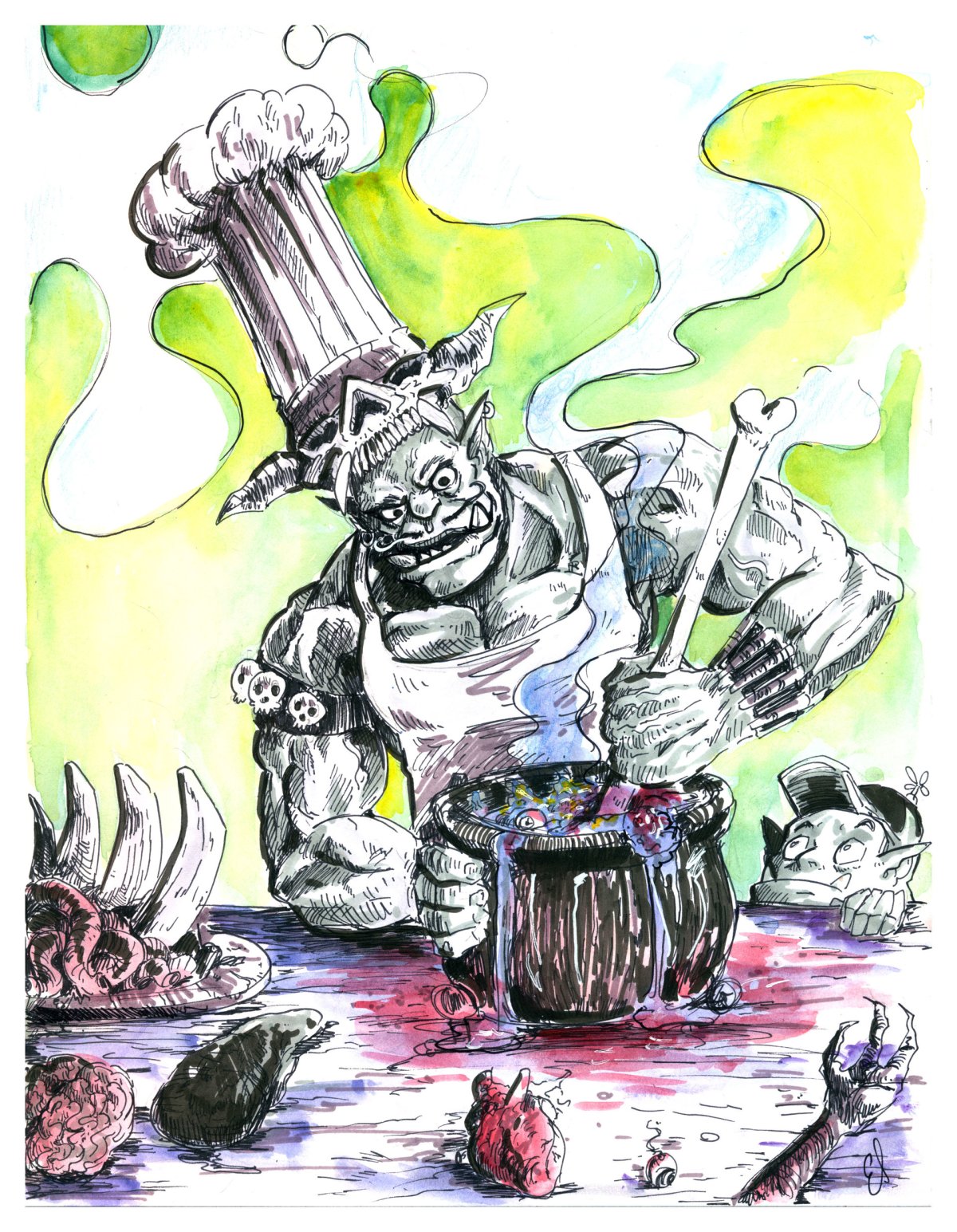 Сердитый повар