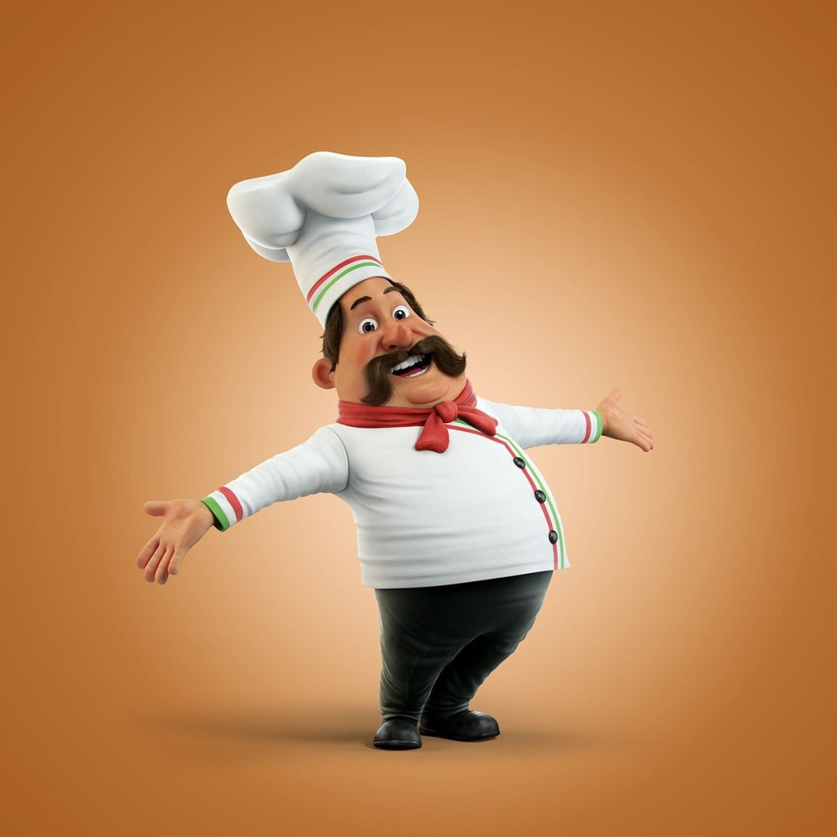 Прикольный логотип для повара