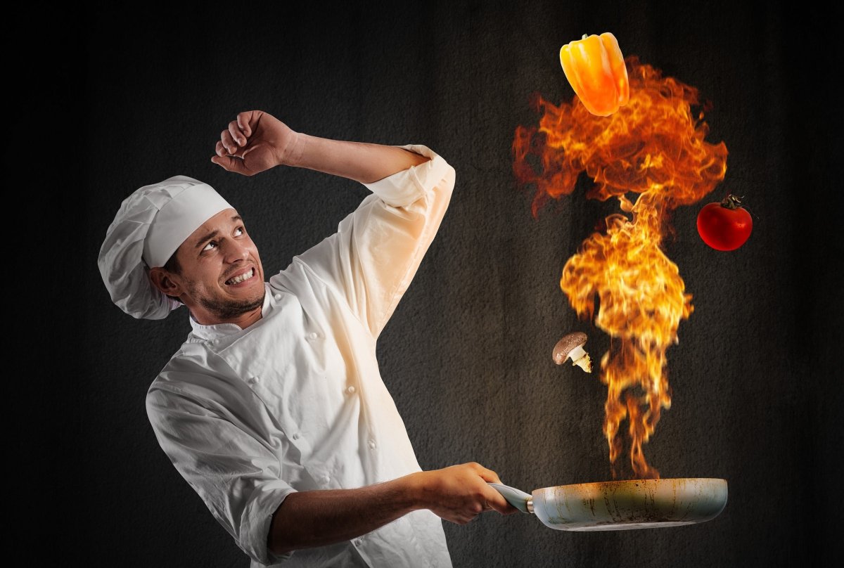 Грузин с шашлыком