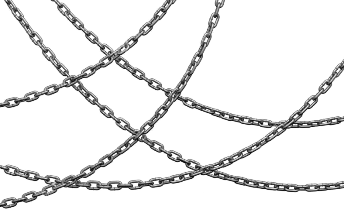 Замок на цепи вектор