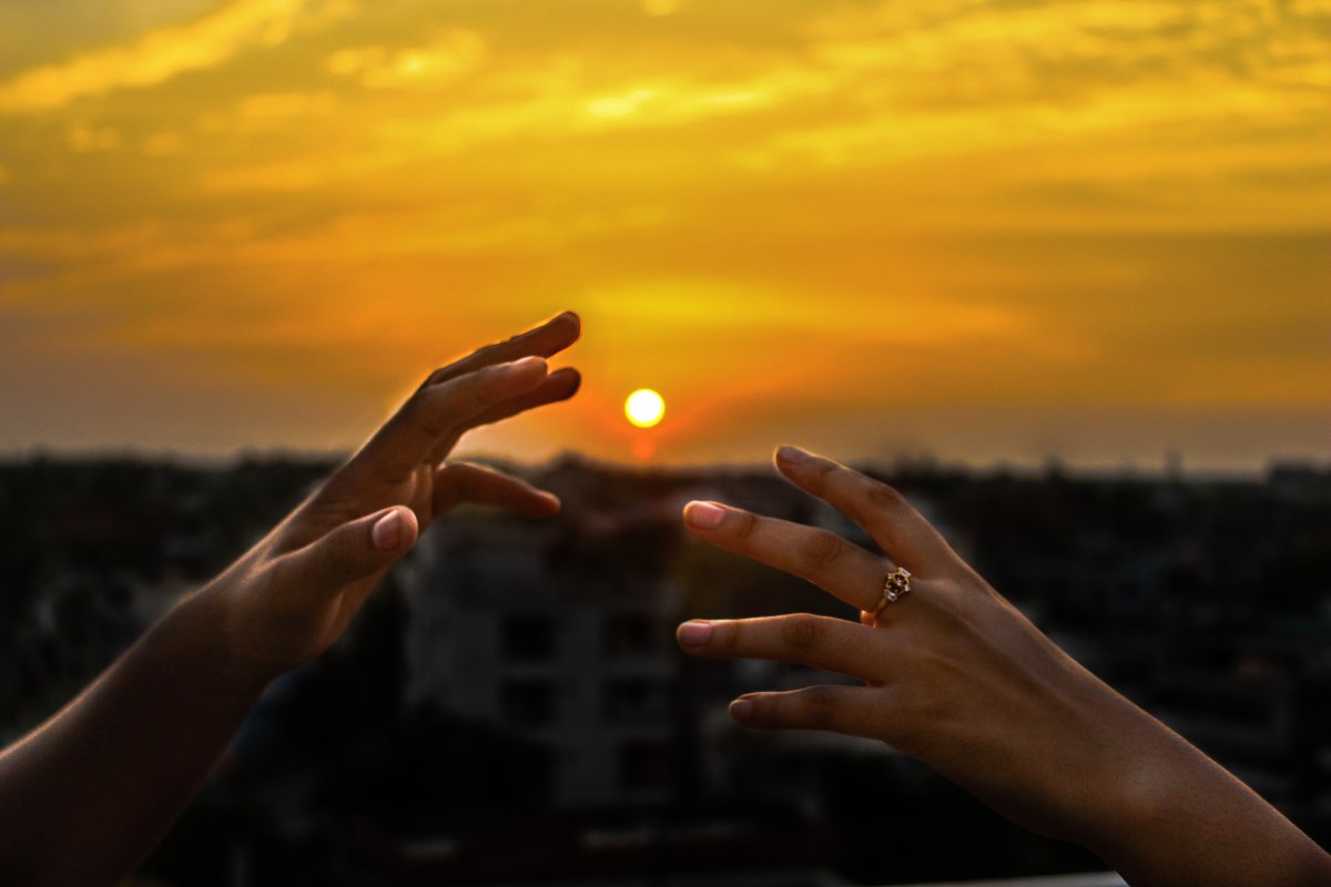 Солнце открытка