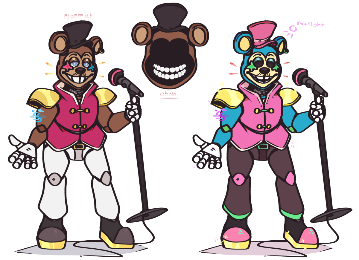 Глэм рок Фредди АНИМАТРОНИК