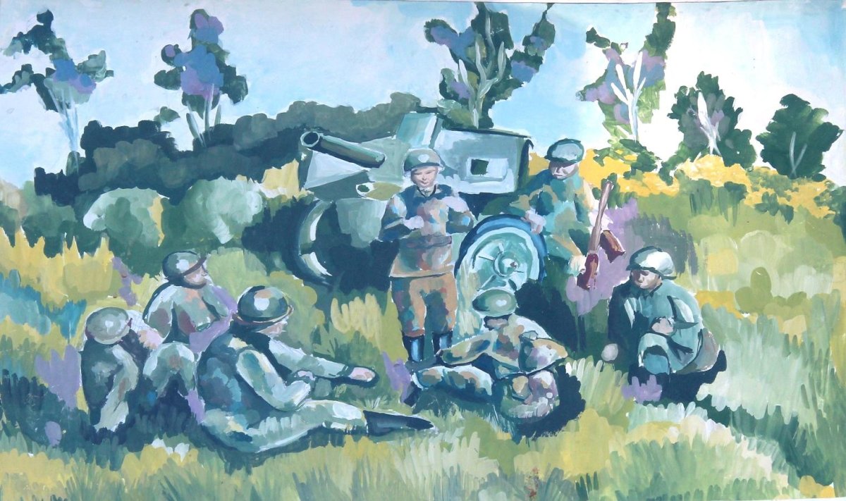 Пограничник рисунок