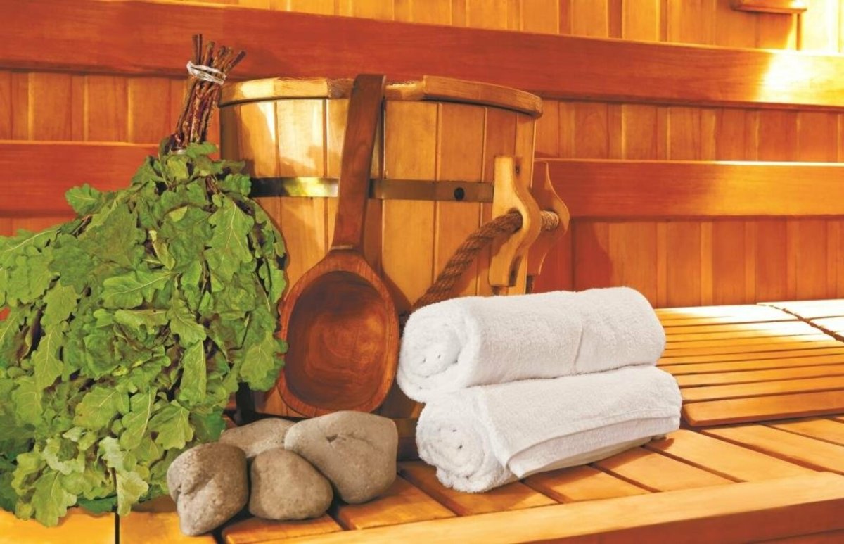 Парная с веником