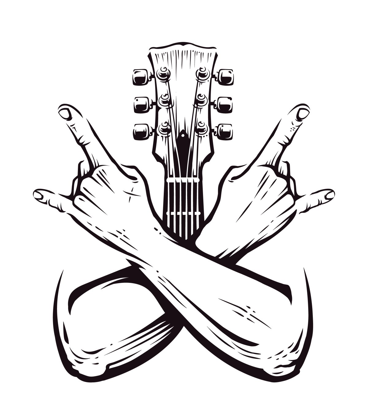 Перекрещенные гитары