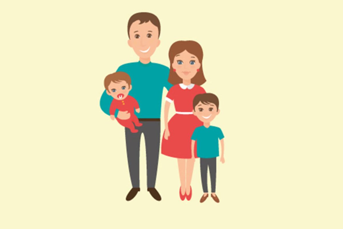На рисунки мама папа и семья
