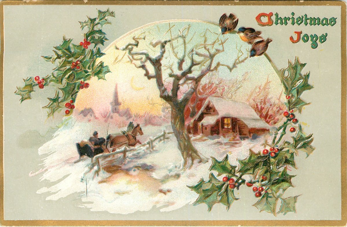 Открытки для декупажа новогодние