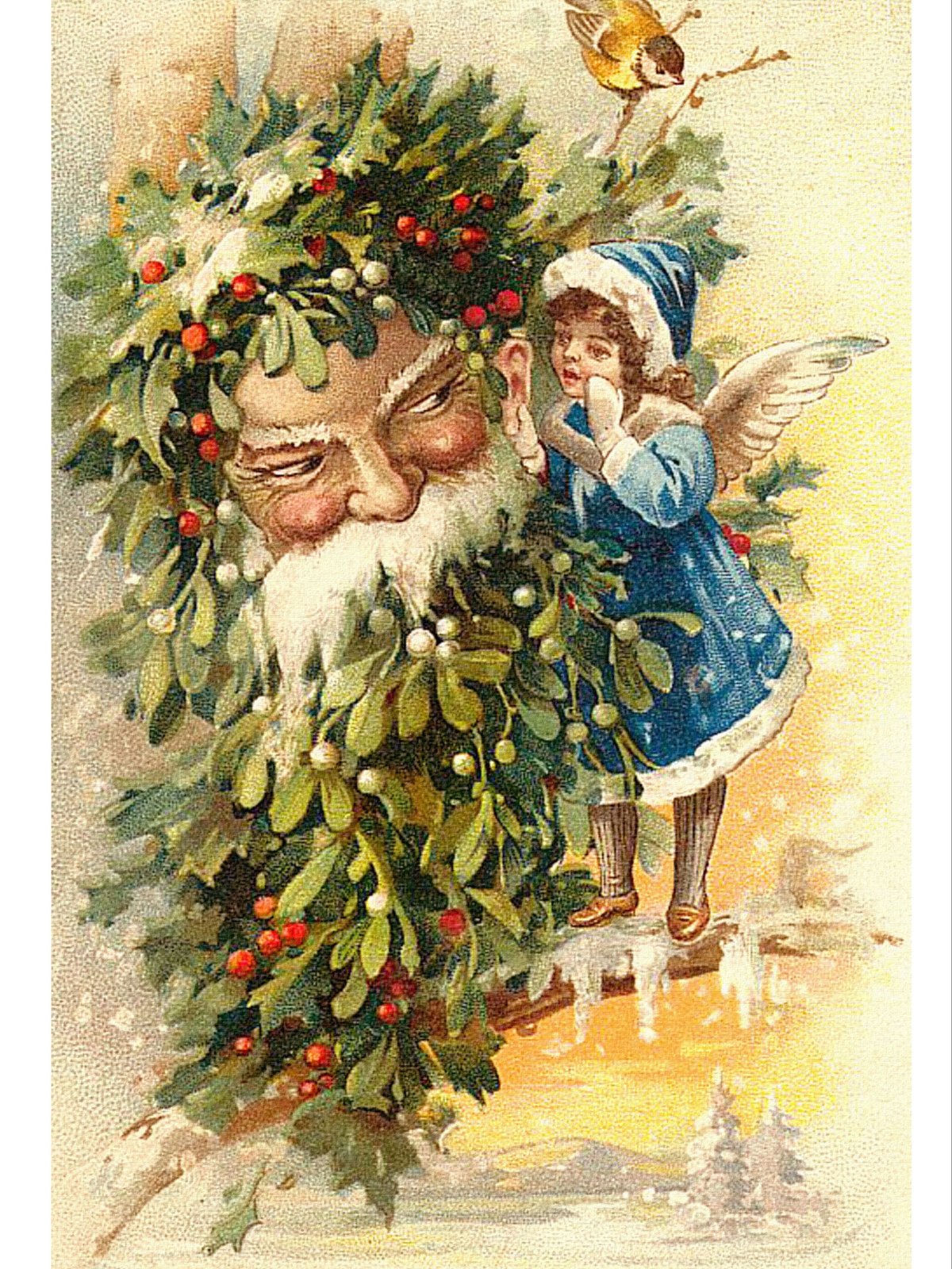 Старинные новогодние открытки