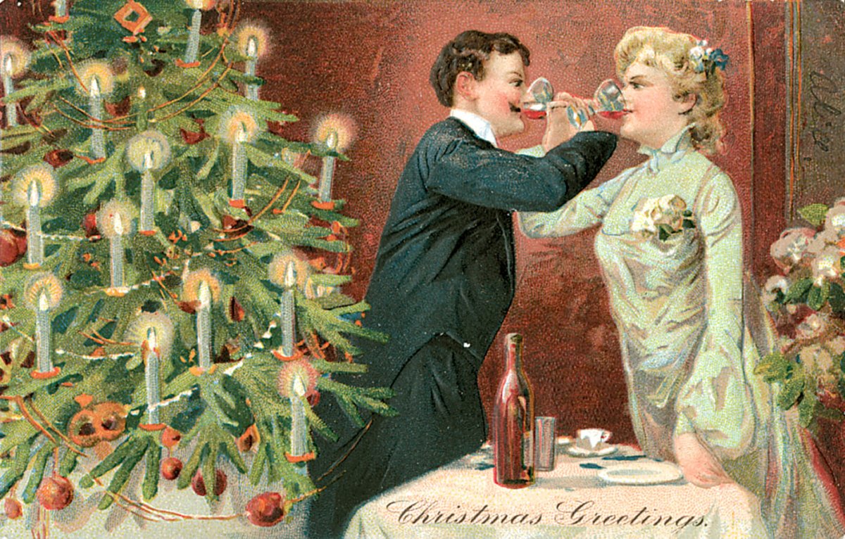 Рождество в стиле ретро