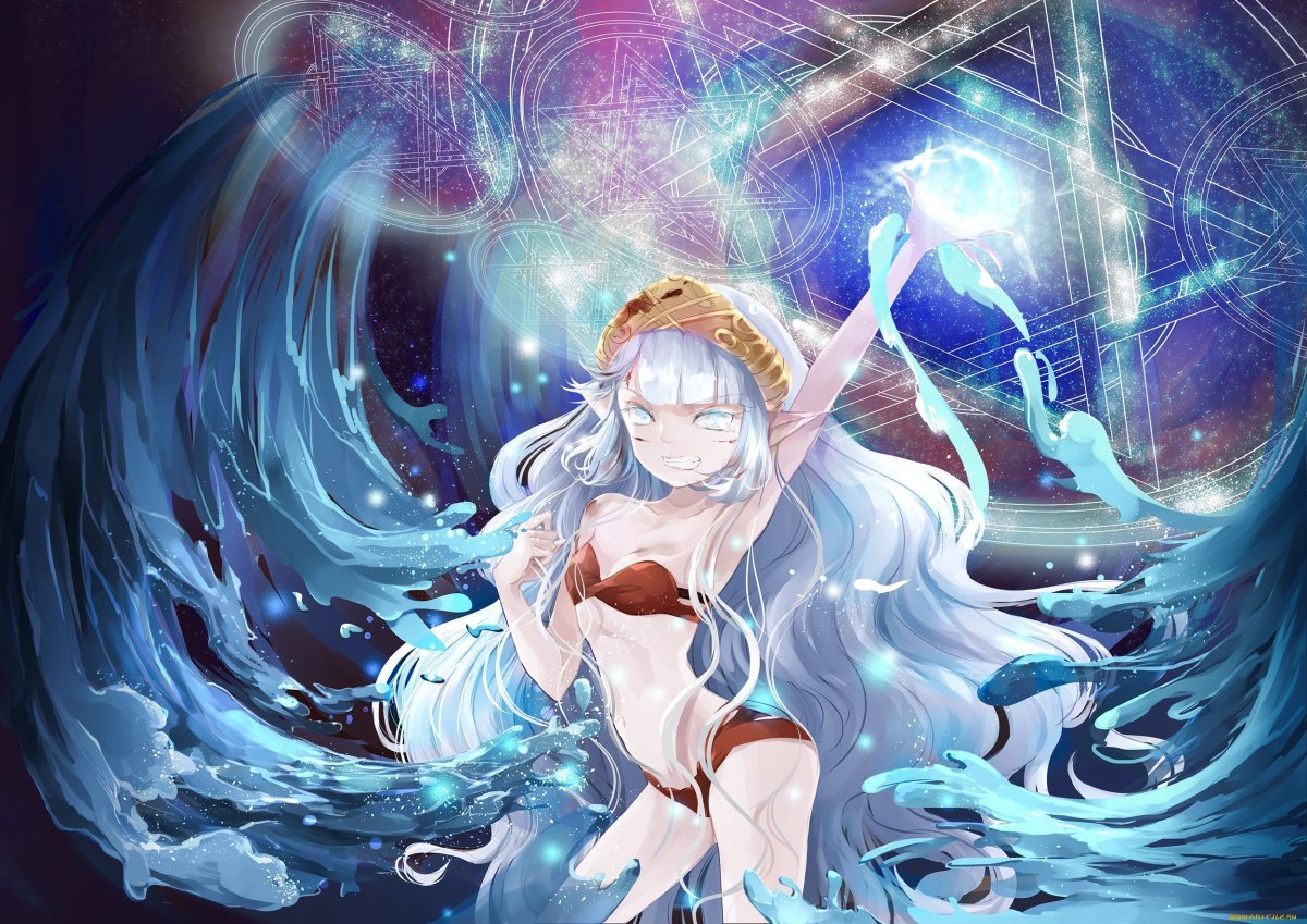 Аниме фэнтези маг целитель