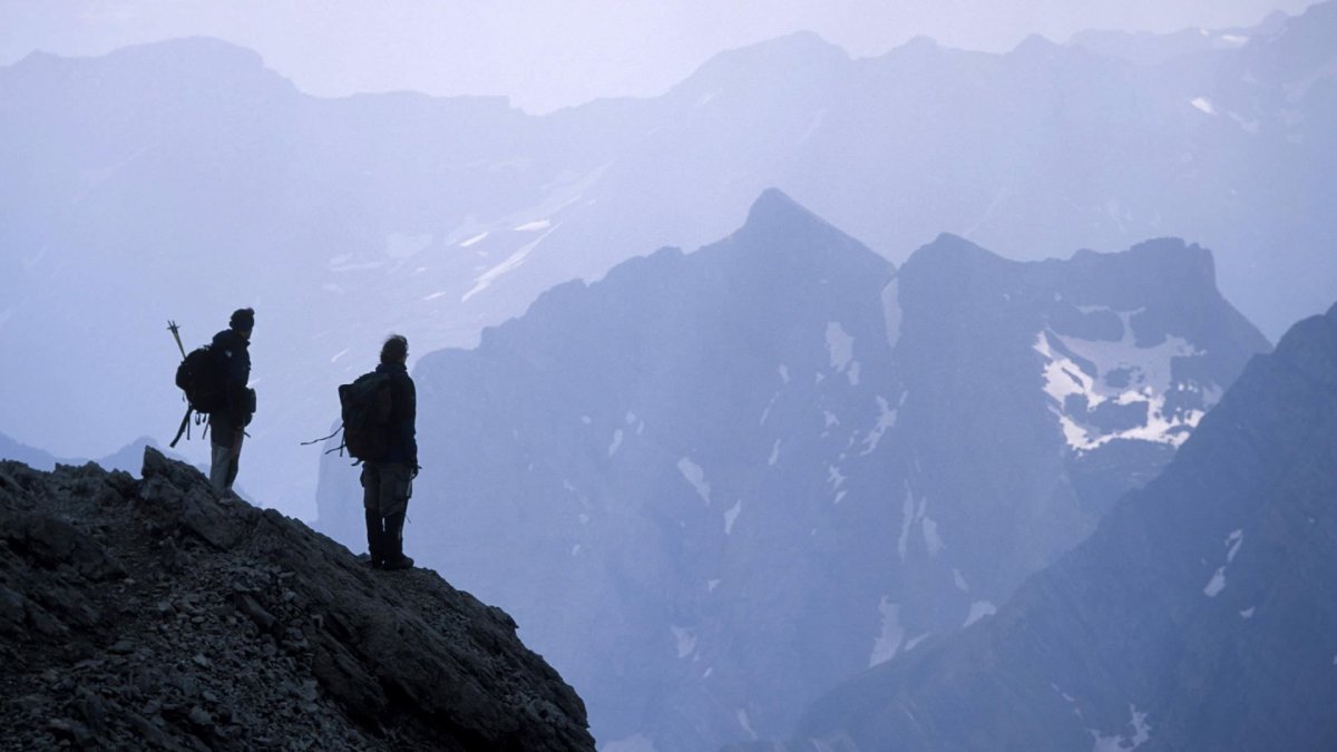 Человек в горах