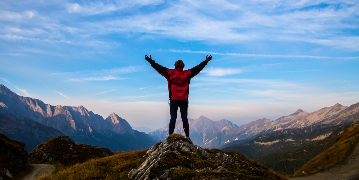 Человек в горах