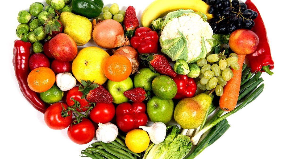 Овощи и фрукты в питании человека