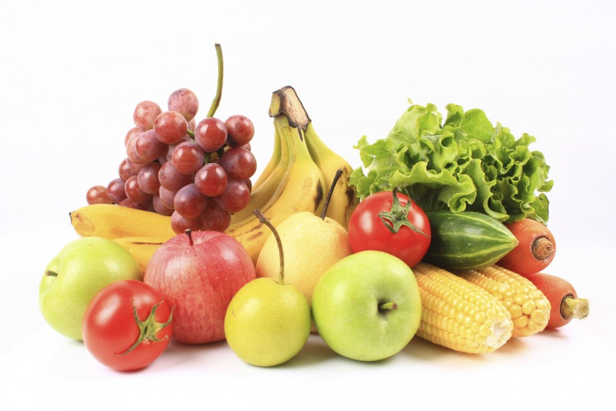 Овощи фрукты зелень ягоды