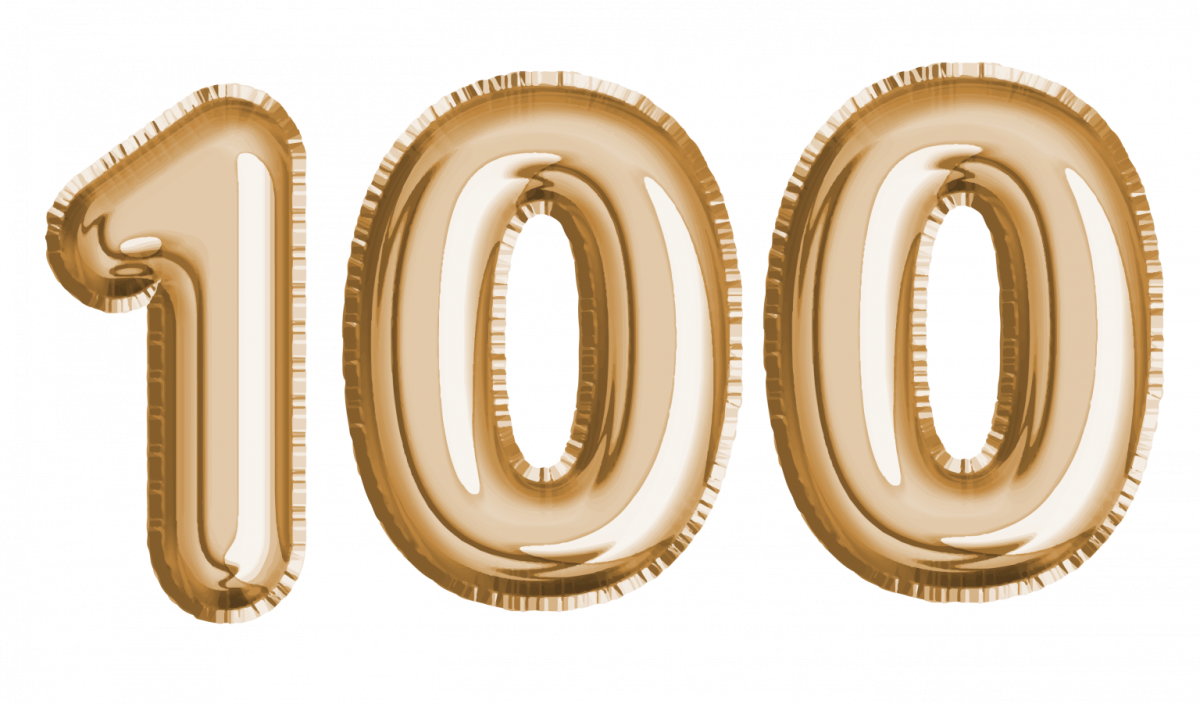 Красивая цифра 100