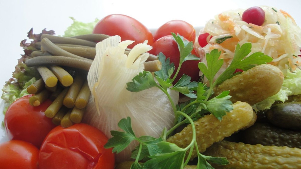 Соленые овощи