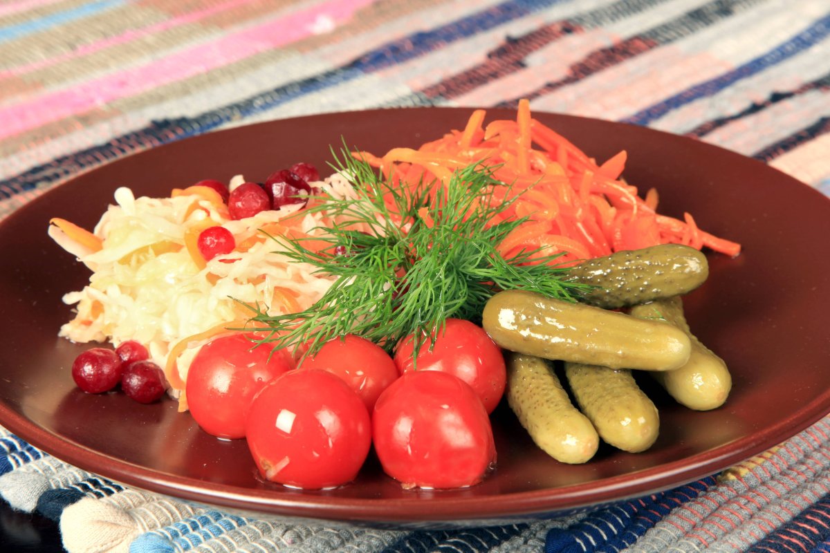 Капуста квашеная разносол