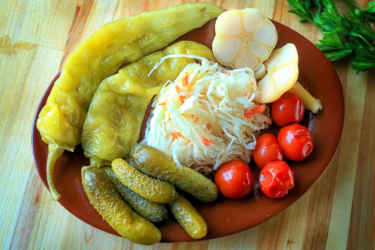 Соленые овощи