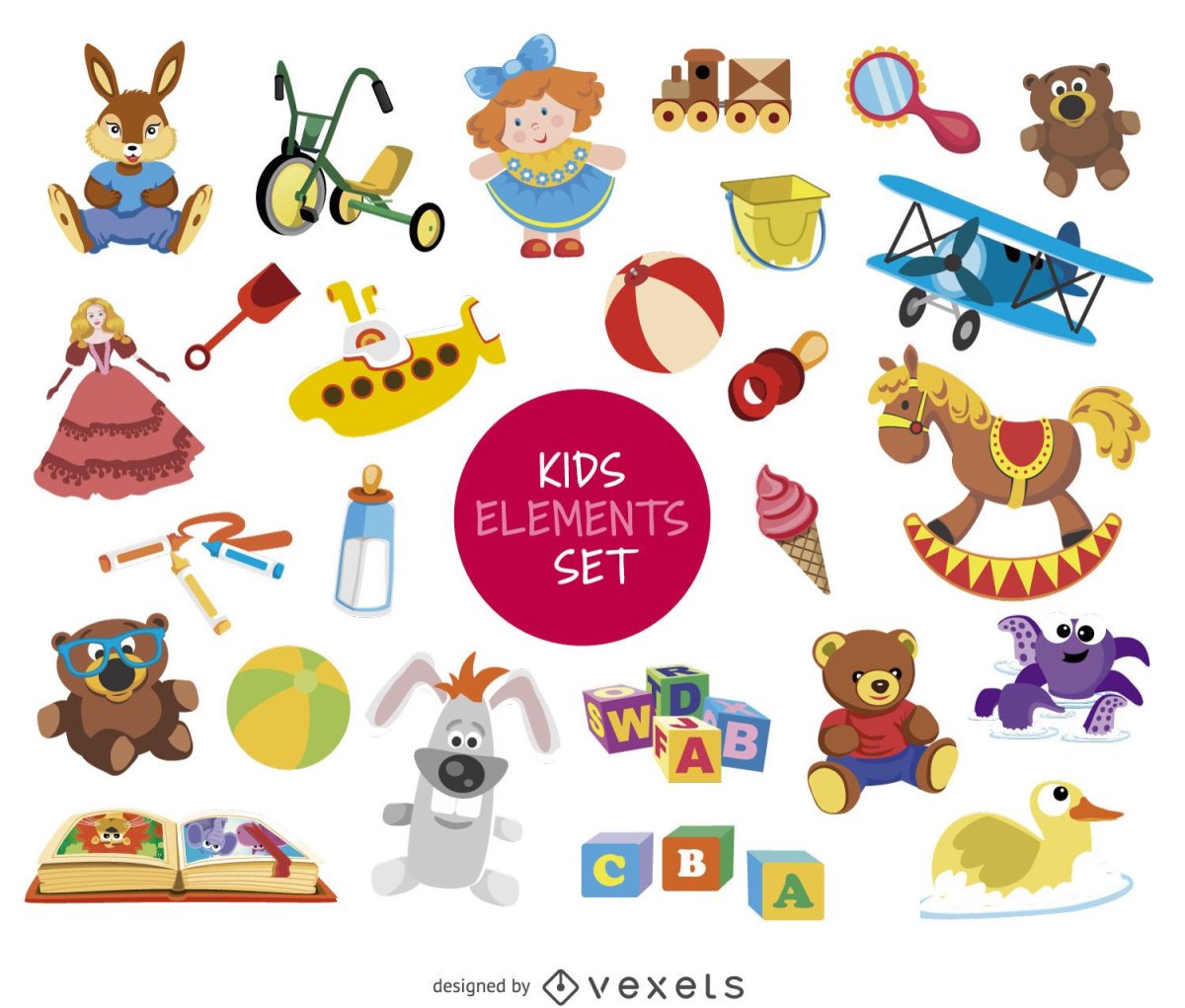 Векторные изображения детские игрушки