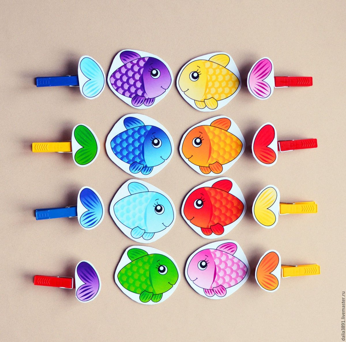 Прищепки игра для детей