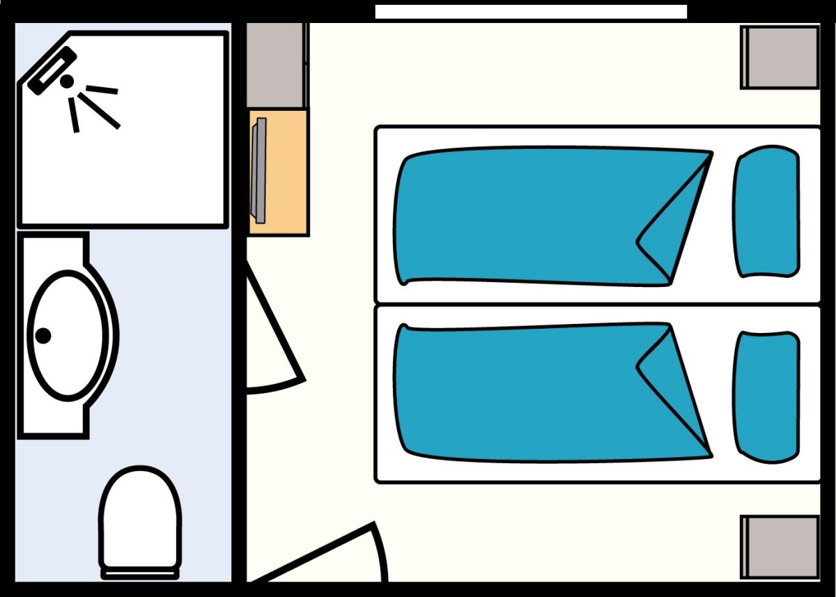 Каюта капитана на корабле Петр Великий