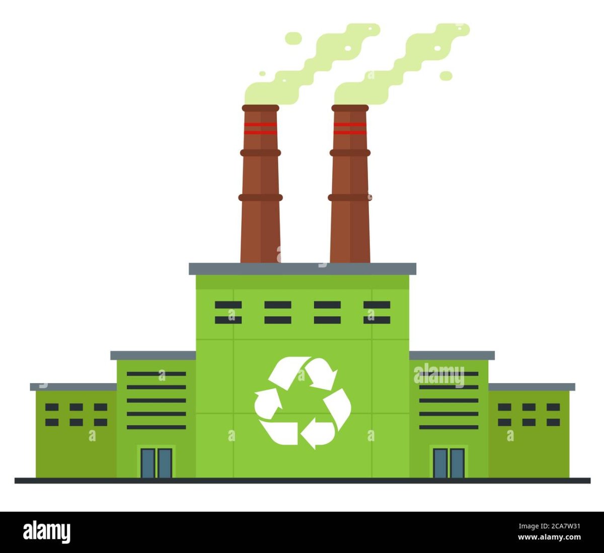 Завод переработки отходов значок