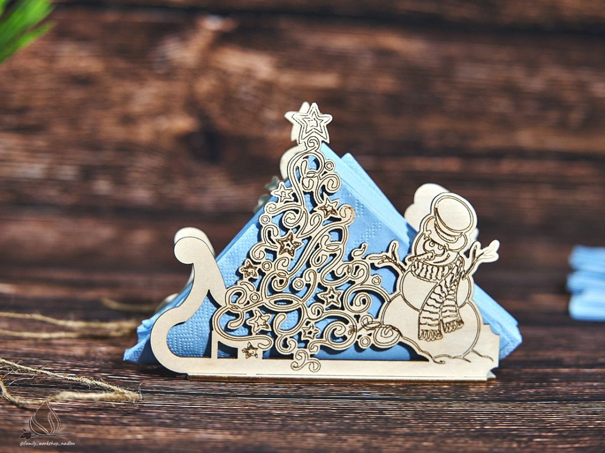 Салфетница Павлин DXF