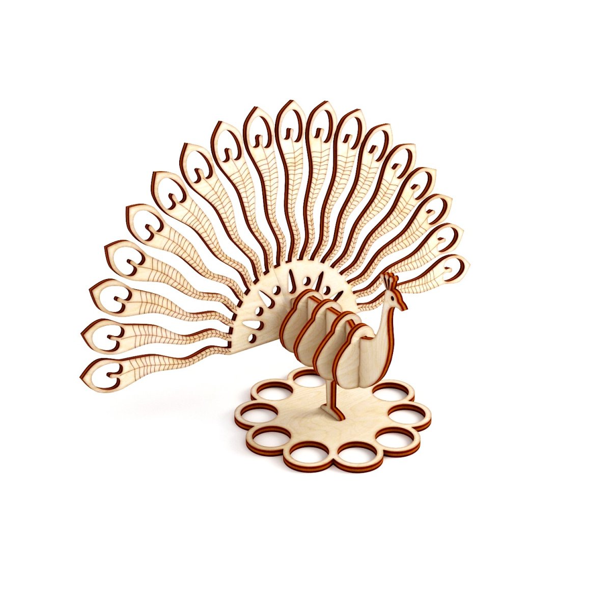 Раковина с жемчужиной из бумаги