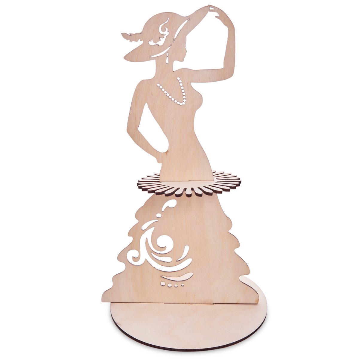 Деревянная салфетница корова